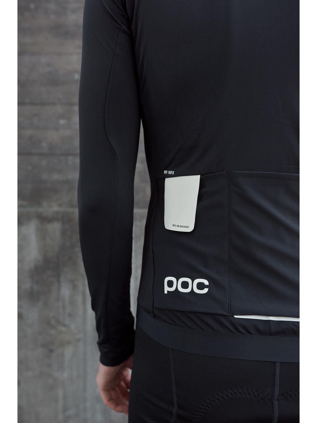 Koszulka rowerowa POC M'S Ambient Thermal Jersey czarny