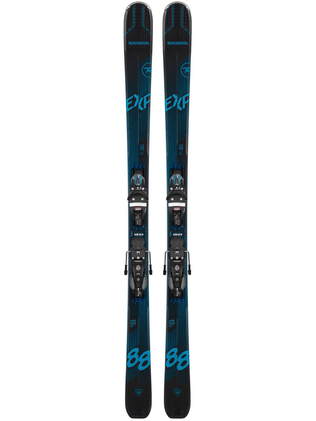 Narty ROSSIGNOL EXPERIENCE 88TI BS K + wiązania LOOK SPX 12 GW 90 BLACK BLUE - Adventure Sports