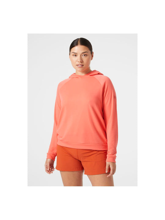 Bluza Helly Hansen W Inshore Hoodie pomarańczowy
