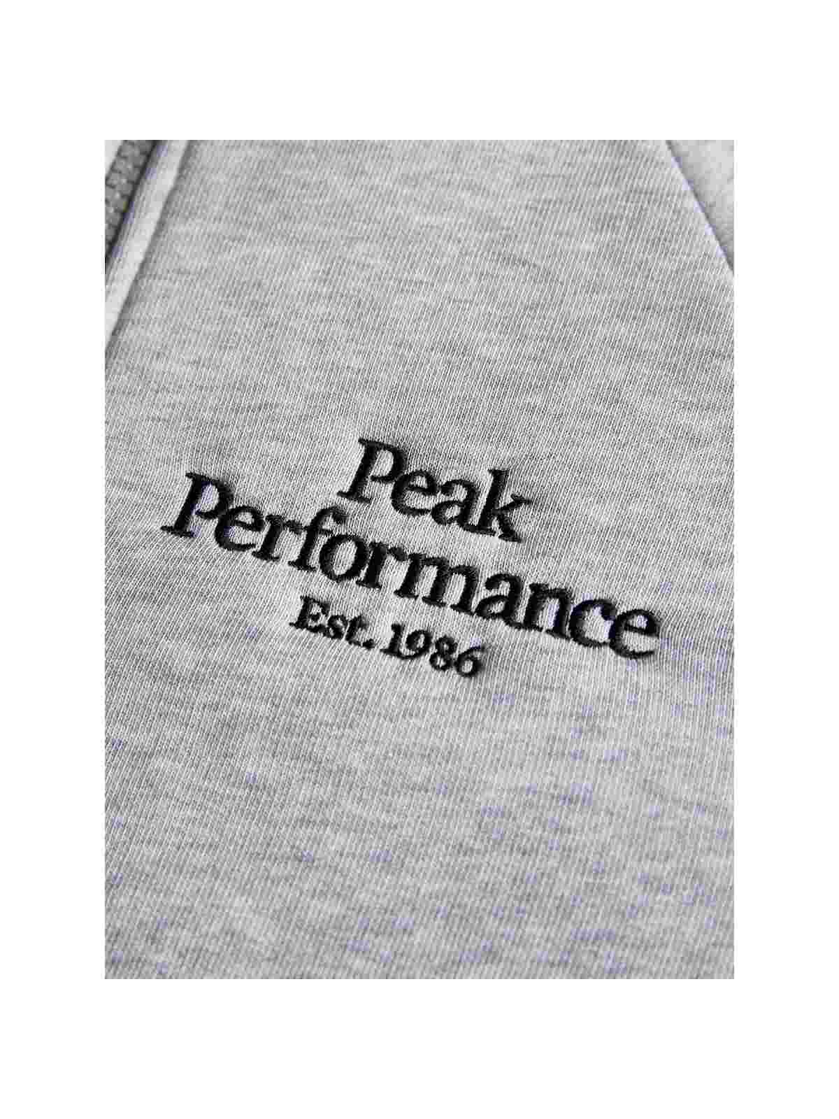 Bluza Peak Performance W Original Zip Hood - szary