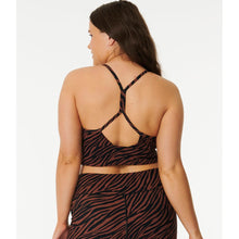 Top treningowy RIP CURL Mirage Sun Tribe Rib Crop brązowe - Adventure Sports
