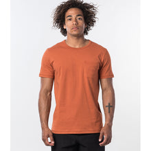 T-Shirt męski RIP CURL ECO CRAFT S/S TEE ceglasty - Koszulka - Adventure Sports

