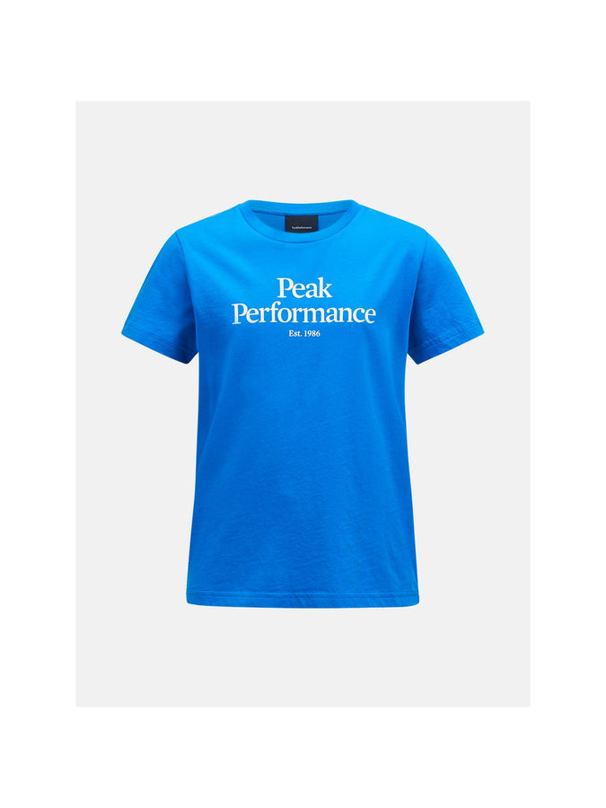 T-Shirt Peak Performance Jr Original Tee niebieski