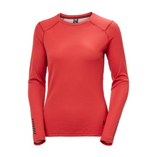 Koszulka termoaktywna Helly Hansen W Lifa Active Crew czerwony - Adventure Sports
