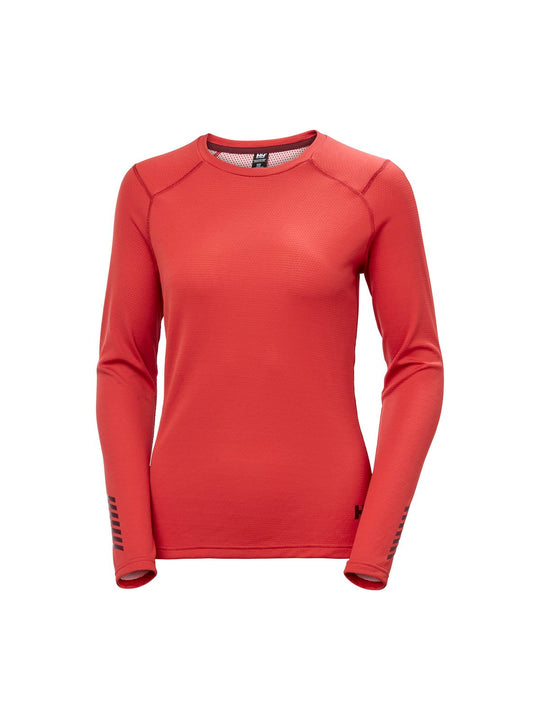Koszulka termoaktywna Helly Hansen W Lifa Active Crew czerwony - Adventure Sports
