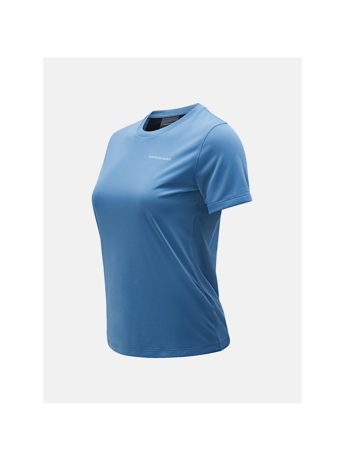 T-Shirt Peak Performance W Alum Light Short Sleeve niebieski