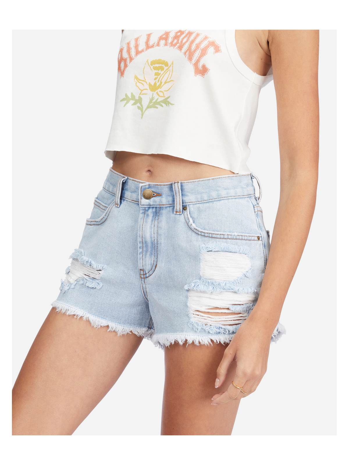 Shorty jeansowe damskie BILLABONG Drift Away J Dnst - niebieski - Szorty - Adventure Sports