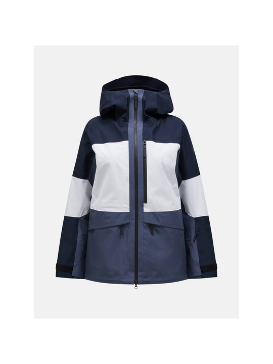 Kurtka narciarska Peak Performance W Gravity Gore-Tex 3L niebieski - Adventure Sports
