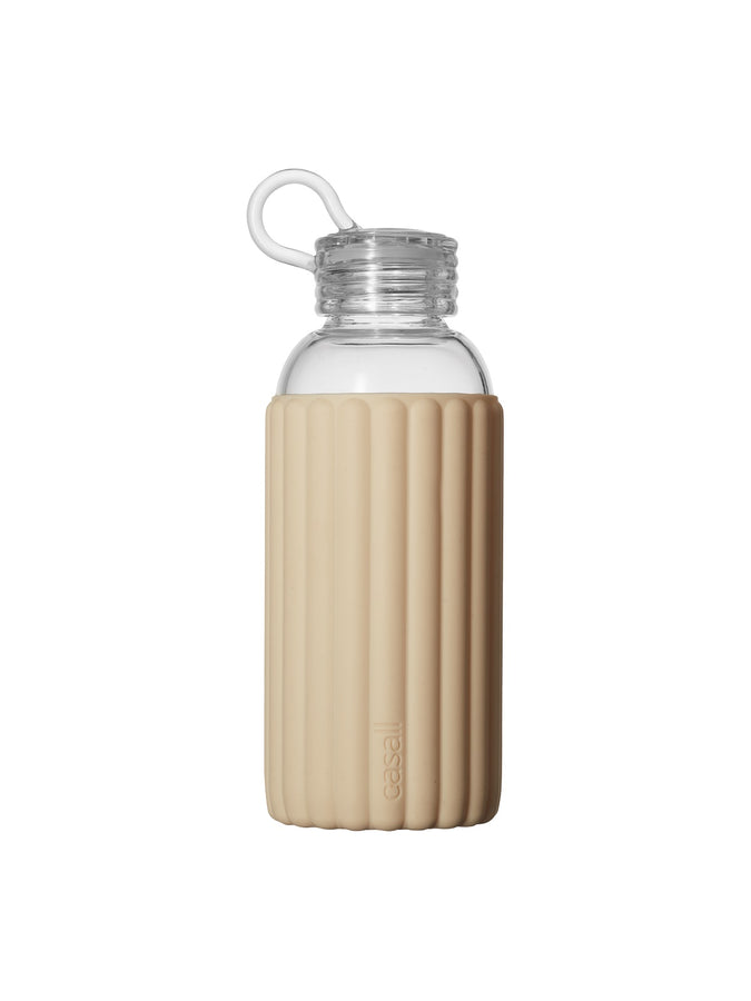 Bidon szkana CASALL Sthlm Glass bottle 0,5l piaskowy