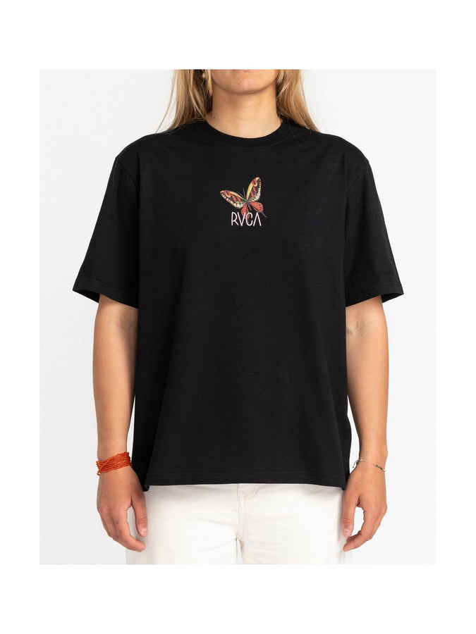 T-Shirt RVCA Flora Ss - czarny