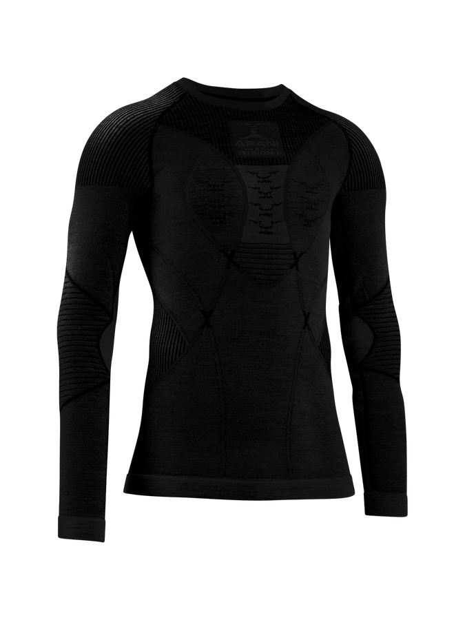 Koszulka Termoaktywna męska X-BIONIC Apani 4.0 Merino czarny