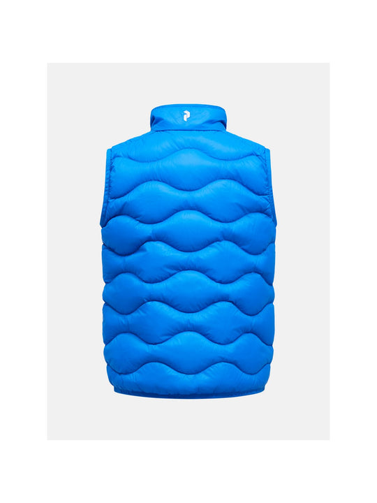 Kamizelka puchowa Peak Performance Jr Helium Down Vest niebieski
