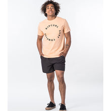 T-Shirt męski RIP CURL WOOP LOOP S/S TEE kremowe - Koszulka - Adventure Sports
