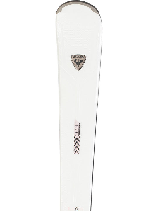 Narty ROSSIGNOL NOVA 8 Ca + wiązania LOOK Xpress W11 GW B83 white sparkle - Adventure Sports
