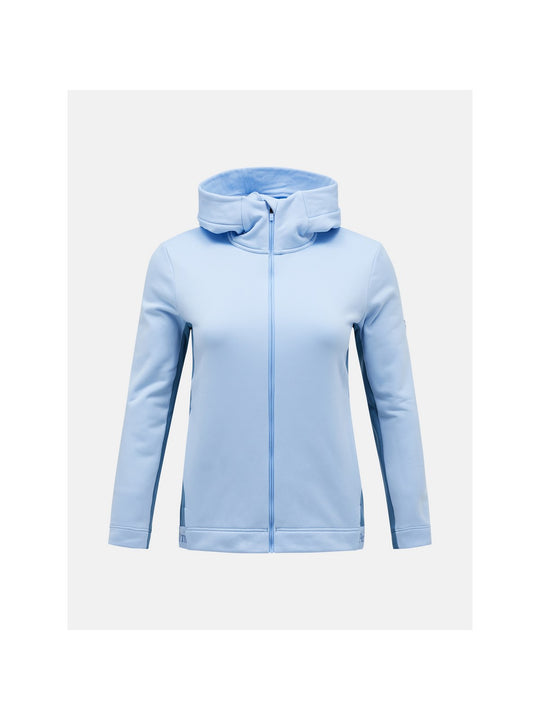 Bluza Peak Performance W Rider Tech Zip Hood niebieski
