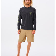Koszulka RIP CURL Fade Out Icon L/S Tee czarny - Adventure Sports
