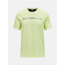 T-Shirt Peak Performance M Alum Light Short Sleeve żółty - Koszulka - Adventure Sports
