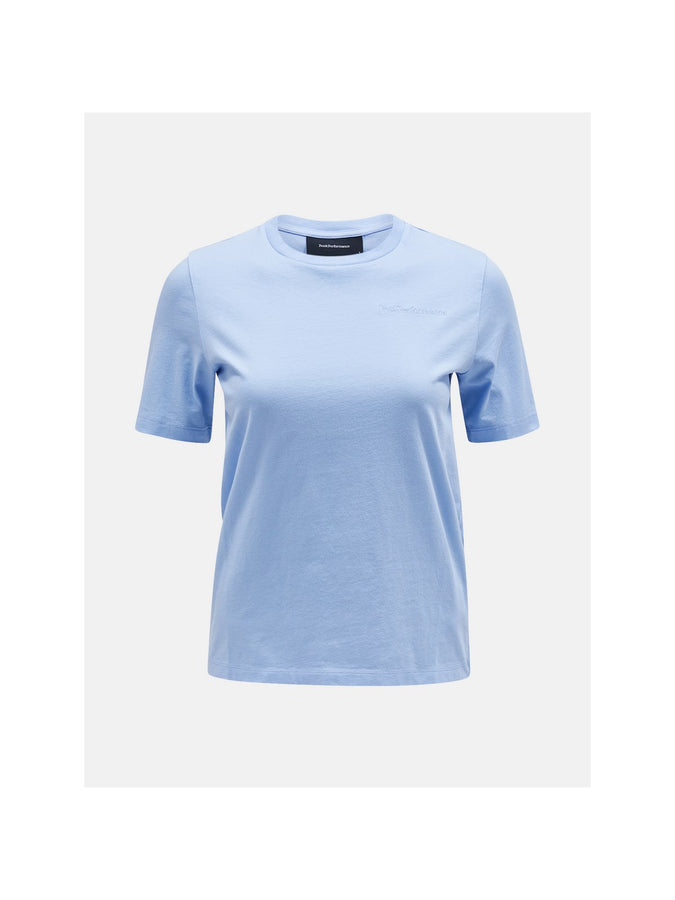 T-Shirt Peak Performance W Original Small Logo Tee niebieski
