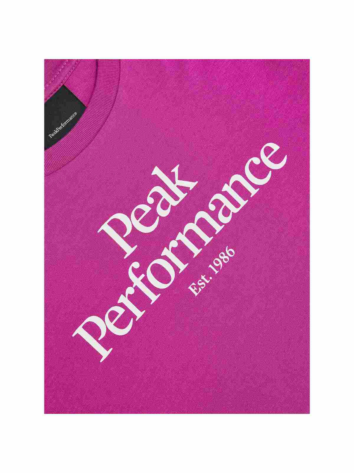 T-Shirt Peak Performance Jr Original Tee różowy