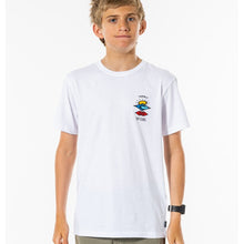 T-Shirt RIP CURL Search Icon Tee -Boy biały - Koszulka - Adventure Sports
