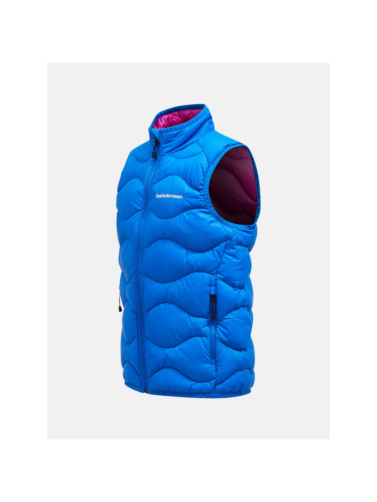 Kamizelka puchowa Peak Performance Jr Helium Down Vest niebieski