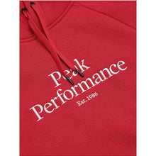 Bluza Peak Performance M Original Hood czerwony - Adventure Sports
