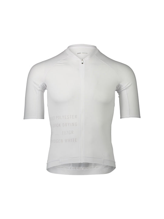 Koszulka rowerowa POC M&#39;s PRISTINE PRINT Jersey -biały
