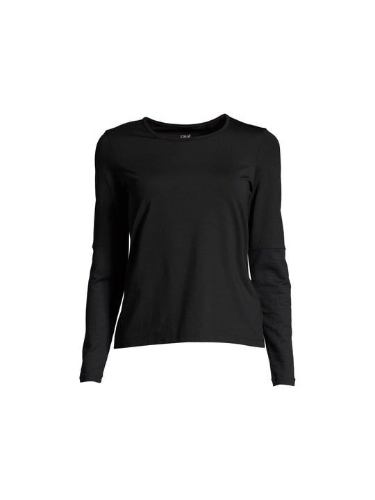 Koszulka CASALL Essential Mesh Detail Long Sleeve czarny
