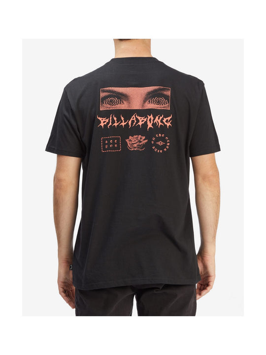 T-Shirt męski BILLABONG Bad Trip Ss M Tees - czarny
