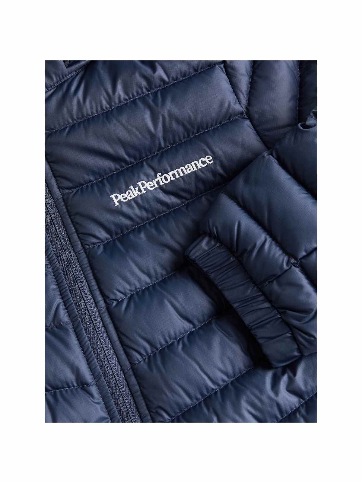 Kurtka puchowa Peak Performance Jr Frost Down Hood Jacket niebieski