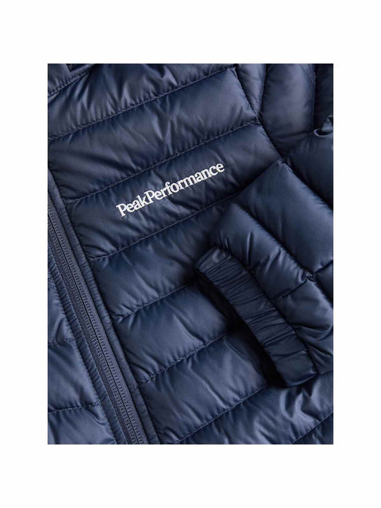 Kurtka puchowa Peak Performance Jr Frost Down Hood Jacket niebieski
