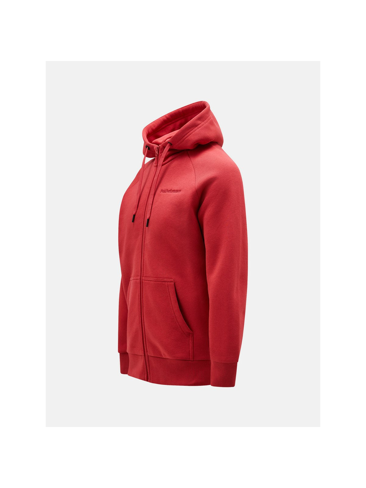 Bluza Peak Performance M Original Small Logo Zip Hood czerwony