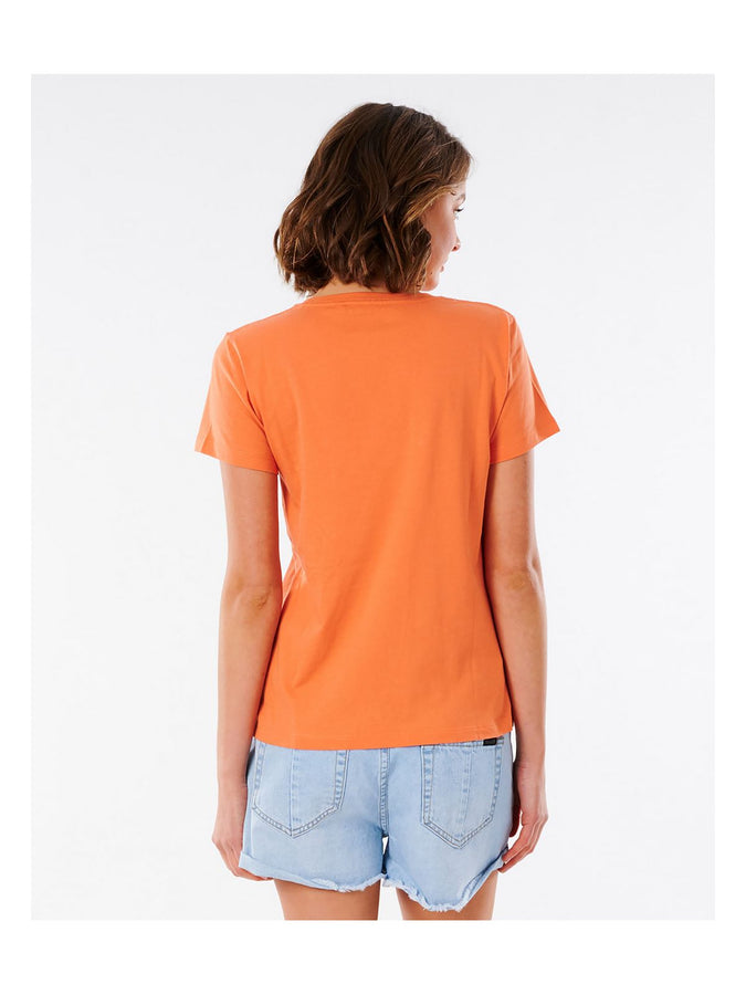 T-Shirt damski RIP CURL CLASSIC SHORE TEE pomarańczowy