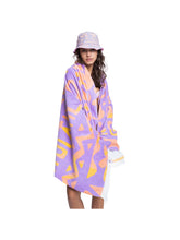 Ręcznik plażowy QUIKSILVER Tropical trip beach towel - fioletowy