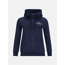 Bluza Peak Performance W Original Zip Hood - granatowy - Adventure Sports
