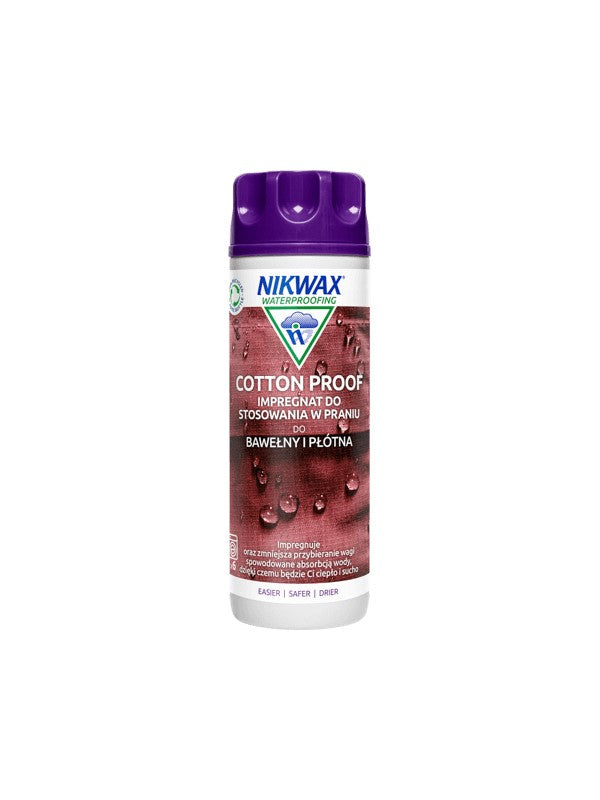 Impregnat do odzieży bawełnianej Nikwax Cotton Proof 300 ml - Środki Czyszczące - Adventure Sports