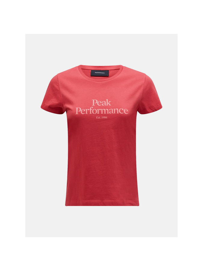 T-Shirt Peak Performance W Original Tee czerwony