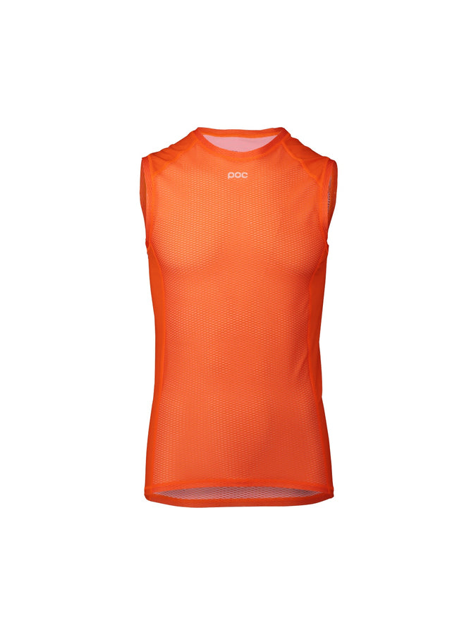 Koszulka rowerowa POC ESSENTIAL LAYER Vest - pomarańczowy