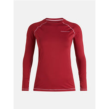 Koszulka termiczna Peak Performance W Spirit Crew czerwony - Adventure Sports
