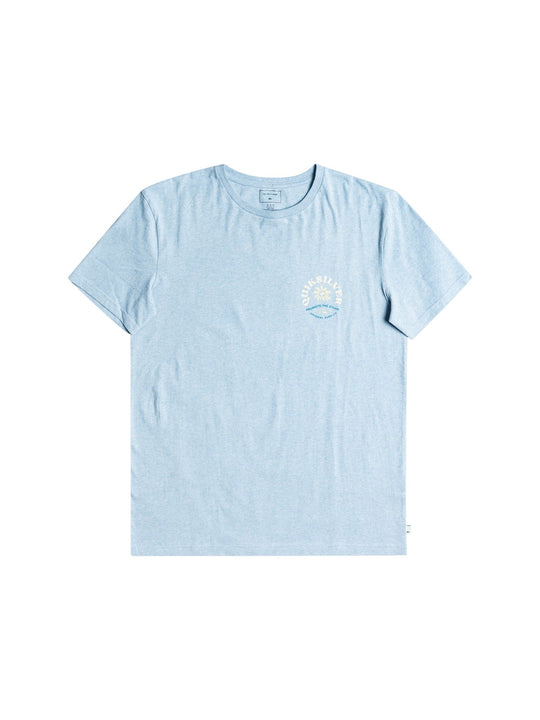 T-Shirt męski QUIKSILVER Simple Script M Tees - niebieski