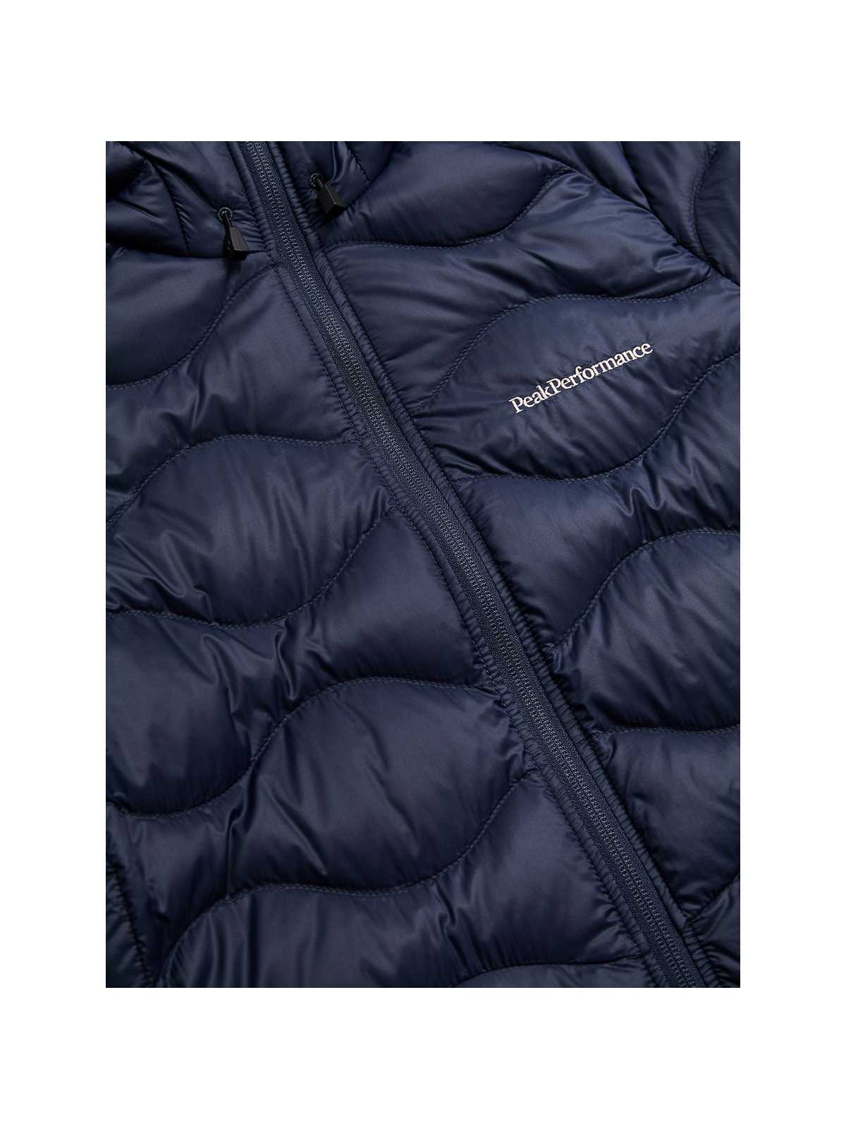 Kurtka puchowa Peak Performance W Helium Down Parka granatowy