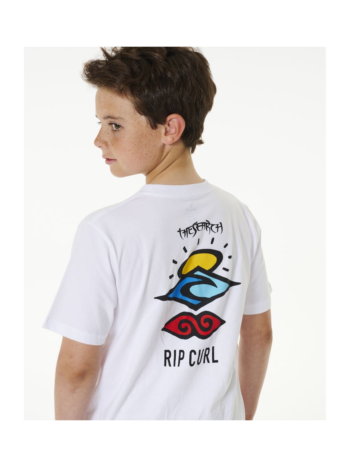 T-Shirt chłopięcy RIP CURL Search Icon Tee -Boy biały