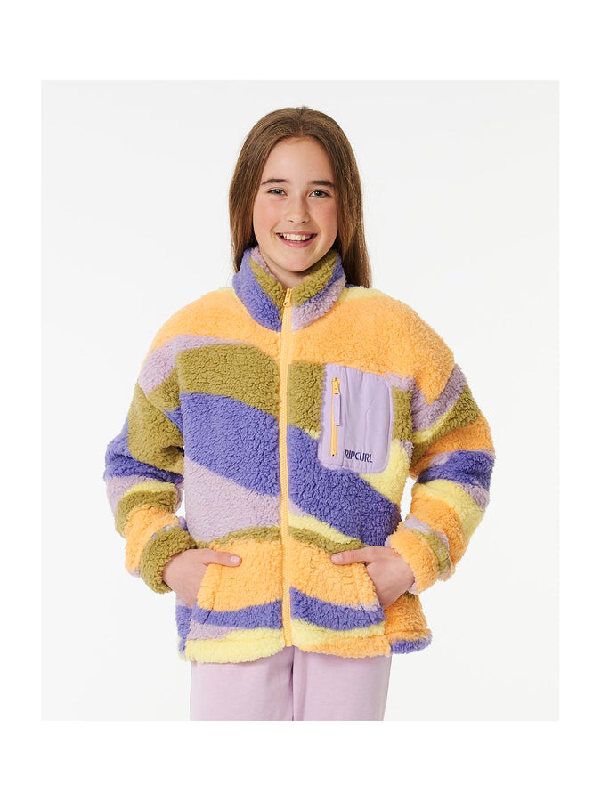 Bluza dziewczęca RIP CURL Sunrise Wavy Polar Fleece-Girl multicolor