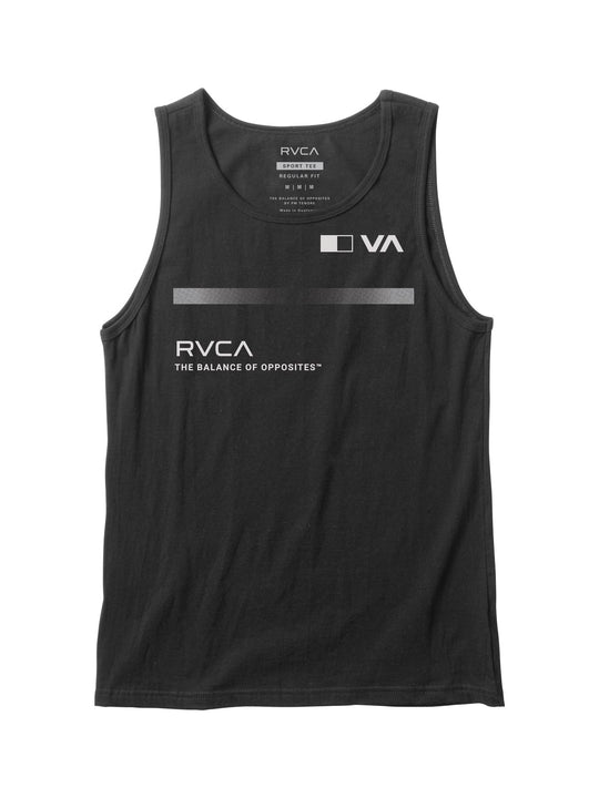Koszulka RVCA Pix Bar Tank - czarny