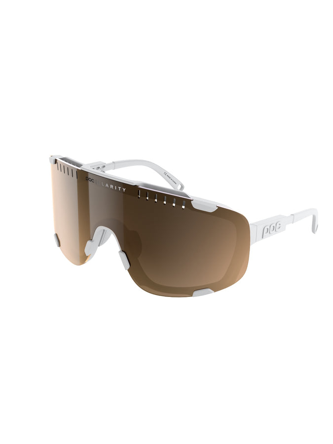 Okulary rowerowe POC Devour Wide Fit bialy | /Clarity Trail /Partly Sunny Silver cat 2