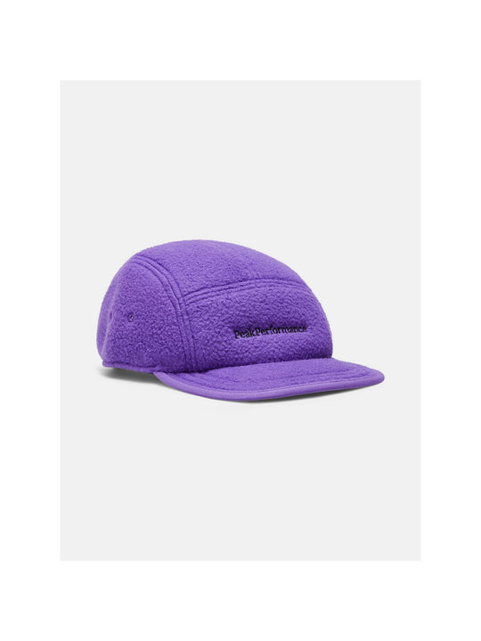 Czapka z daszkiem Peak Performance Fleece Cap fioletowy
