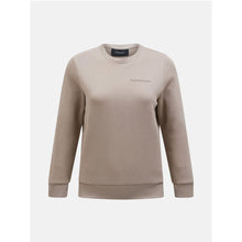 Bluza Peak Performance W Original Small Logo Crew beżowy - Adventure Sports
