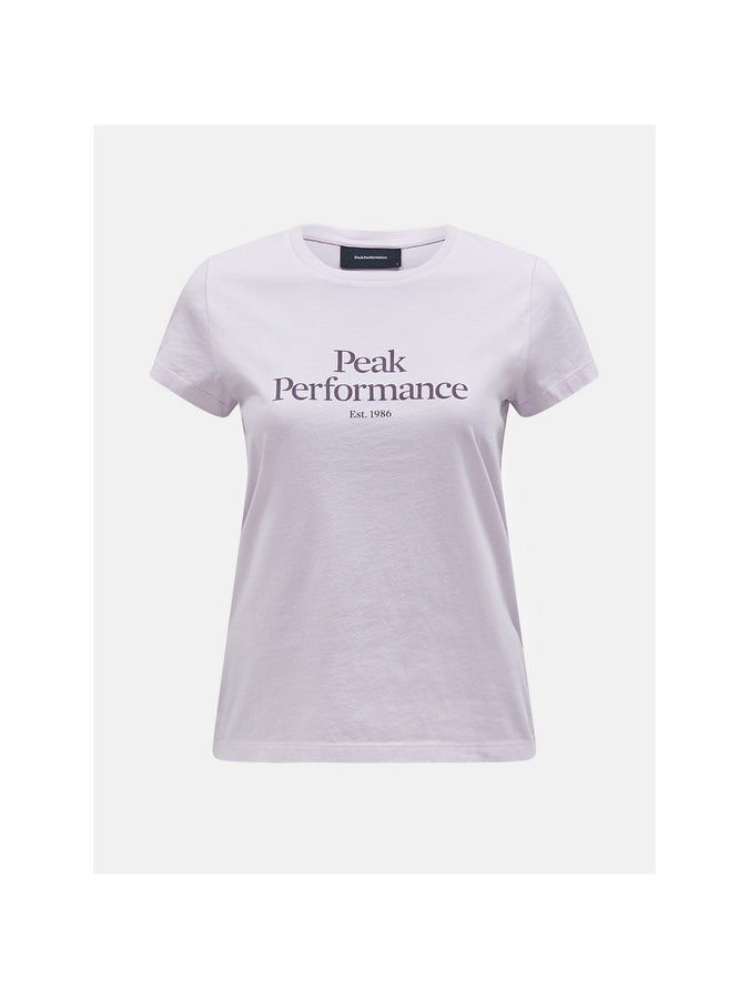 T-Shirt Peak Performance W Original Tee fioletowy