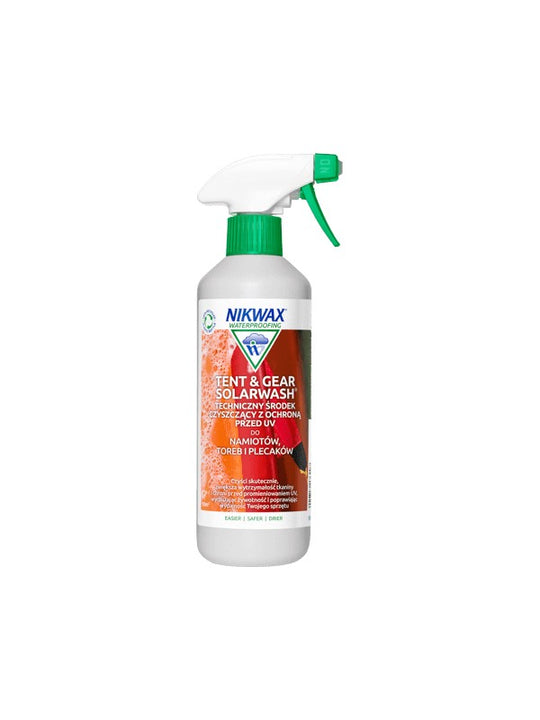Środek czyszczący Nikwax Tent&amp;Gear SolarWash Spray-On 500 ml - Środki Czyszczące - Adventure Sports
