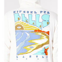 Bluza kangurka męska RIP CURL Bells Pro Hood - biała - Adventure Sports
